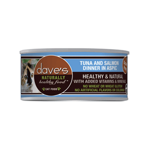 Daves Naturally Healthy Grain Free Tuna & Salmon Canned Cat Food Daves, daves, pet food, Naturally Healthy, salmon, tuna, Canned, Cat Food, gf, grain free